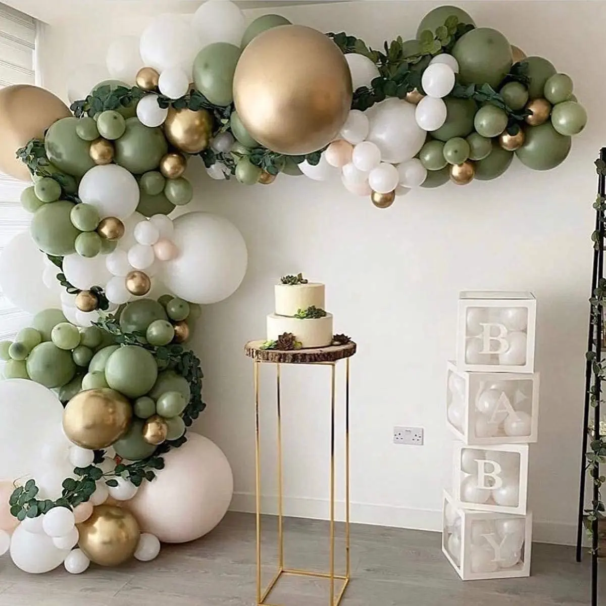 152Pcs Balloon Arch Kit Retro Green DIY Balloons Garland Kit Gold Latex Birthday Valentine Wedding Party Decors Baby Shower
152Pcs Balloon Arch Kit Retro Green DIY Balloons Garland Kit Gold Latex Birthday Valentine Wedding Party Decors Baby Shower
