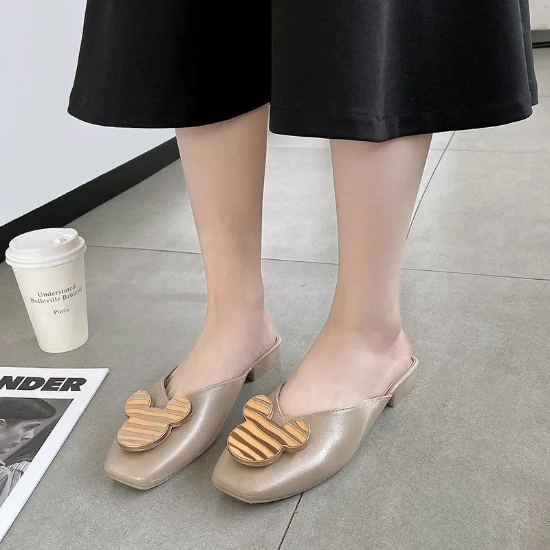 Disney Summer Ladies New 2021 Cartoon Mickey Baotou Non-slip Breathable Slippers Cute Low-heeled Outer Wear
Disney Summer Ladies New 2021 Cartoon Mickey Baotou Non-slip Breathable Slippers Cute Low-heeled Outer Wear
