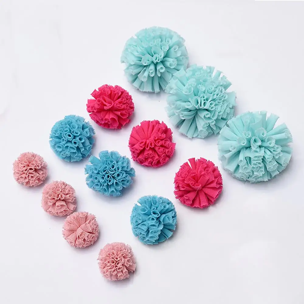 Colorful 25mm Mesh Elastic Flower Balls Lace Ball DIY Gauze Flower Pompoms Craft Plush Pendant For Head Hair Wedding Accessorie
Colorful 25mm Mesh Elastic Flower Balls Lace Ball DIY Gauze Flower Pompoms Craft Plush Pendant For Head Hair Wedding Accessorie