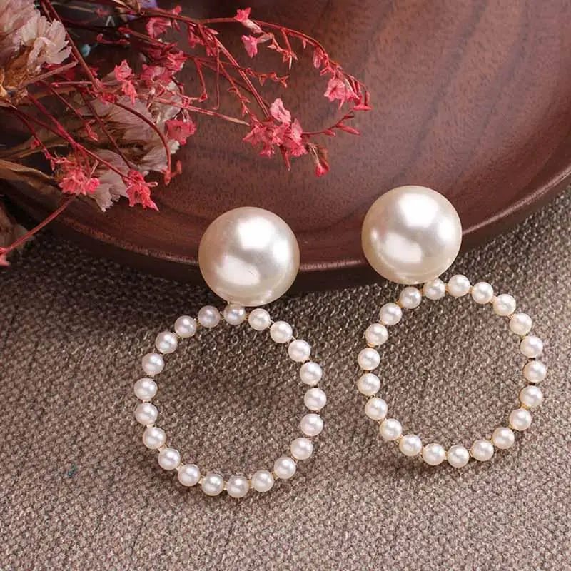 1Pair Pearl Hoop Earrings Earrings Ear Stud Fashion Jewelry Girls Hot Sale Women Big Circle High Qua
1Pair Pearl Hoop Earrings Earrings Ear Stud Fashion Jewelry Girls Hot Sale Women Big Circle High Qua