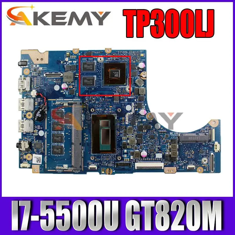 TP300LA Motherboard For ASUS TP300LA Q302LA Q302L TP300LD TP300L TP300LJ Laptop Motherboard I7-5500U GT820M-2GB original
TP300LA Motherboard For ASUS TP300LA Q302LA Q302L TP300LD TP300L TP300LJ Laptop Motherboard I7-5500U GT820M-2GB original