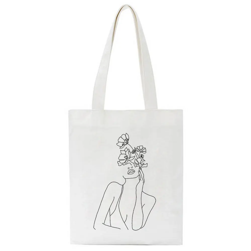 Floral Pattern Girl Canvas Shoulder Bags Female Funny Eco Large Capacity Shopping Bag Graphic Tote Harajuku Shopper Bag Women
Floral Pattern Girl Canvas Shoulder Bags Female Funny Eco Large Capacity Shopping Bag Graphic Tote Harajuku Shopper Bag Women