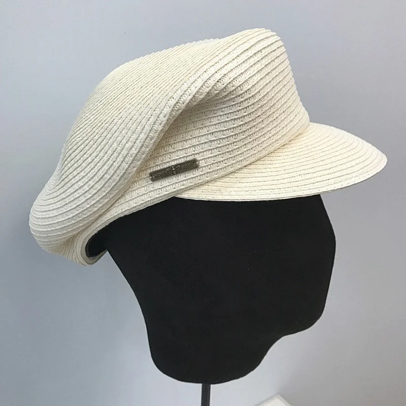 Japanese New Summer Casual Adjustable Newsboy Hat Women Fashion Solid Color Straw Baseball Cap Outdoor Beach Visor Hat
Japanese New Summer Casual Adjustable Newsboy Hat Women Fashion Solid Color Straw Baseball Cap Outdoor Beach Visor Hat