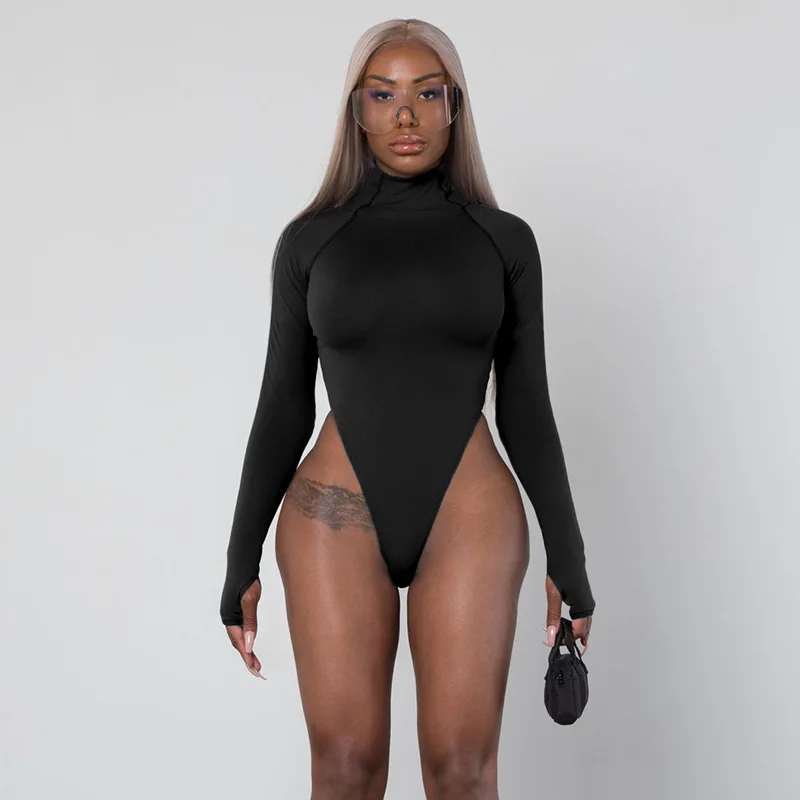 Sexy Women's Triangle Jumpsuit Slim Fit High Collar Solid Color Nightclub Bodysuits for Ladies 2020 New Fashion Clothes
Sexy Women's Triangle Jumpsuit Slim Fit High Collar Solid Color Nightclub Bodysuits for Ladies 2020 New Fashion Clothes