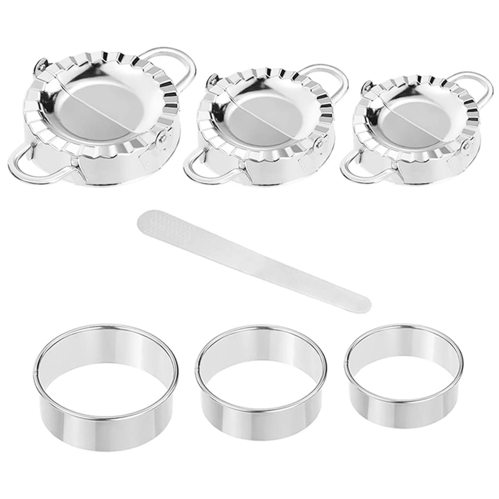 7pcs Stainless Steel Dumpling Maker Set Dough Cutter Dumpling Mould Pie Ravioli Kitchen Pastry Tools Home Kitchen Accessories
7pcs Stainless Steel Dumpling Maker Set Dough Cutter Dumpling Mould Pie Ravioli Kitchen Pastry Tools Home Kitchen Accessories