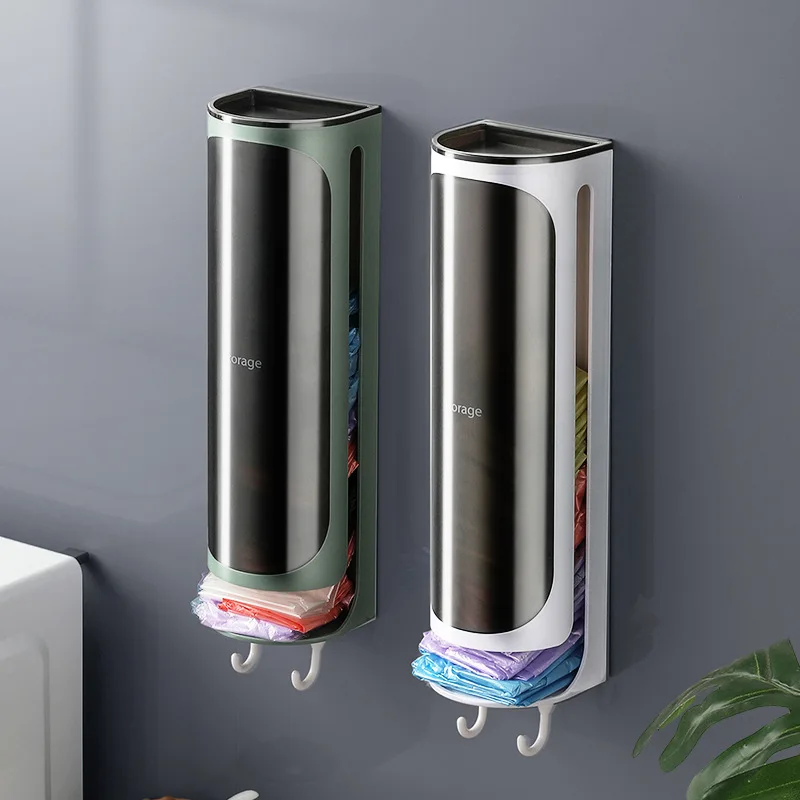 Punch-free Garbage Bag Storage Box Creative Wall-mounted Portable Kitchen Plastic Bag Large Storage Box 
Punch-free Garbage Bag Storage Box Creative Wall-mounted Portable Kitchen Plastic Bag Large Storage Box