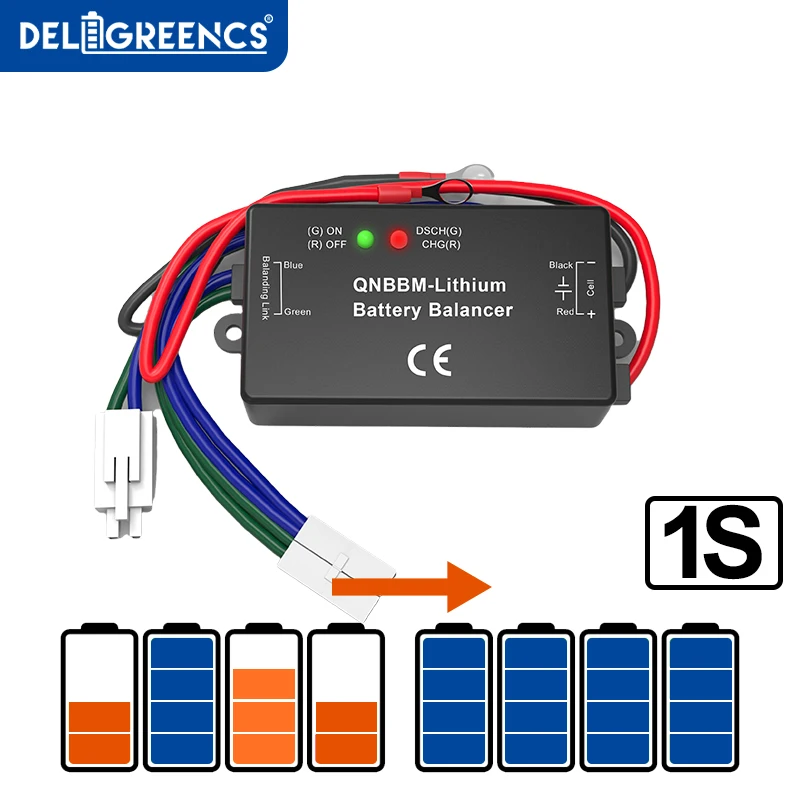 QNBBM 1S Active Battery Balancer for Li-ion li-po Lifepo4 LTO 18650 DIY Battery Packs With LED Indicator Unique Double Patent
QNBBM 1S Active Battery Balancer for Li-ion li-po Lifepo4 LTO 18650 DIY Battery Packs With LED Indicator Unique Double Patent