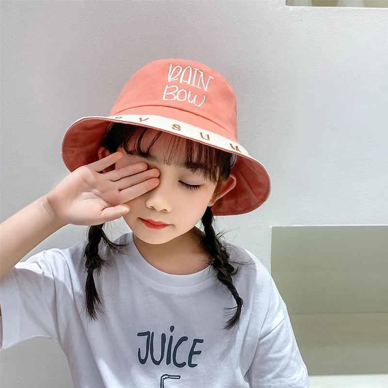 New Children's Big Brimmed Hat Basin Hat Fisherman Hat Embroidery Letters Boys and Girls Spring and Summer Sun Hats
New Children's Big Brimmed Hat Basin Hat Fisherman Hat Embroidery Letters Boys and Girls Spring and Summer Sun Hats