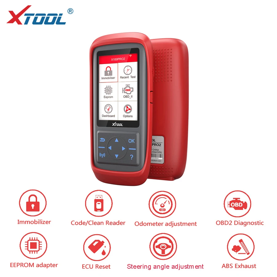 

[XTOOL Distributor]Xtool X100 PRO2 Auto Key Programmer Diagnostic Tool EEPROM Code Reader Adapter OBD2 Odometer Adjustment