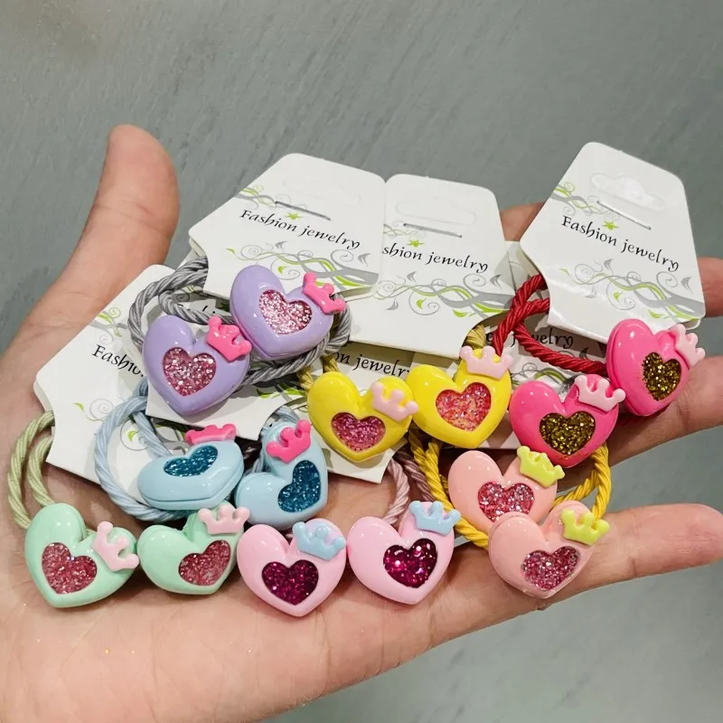 14Pcs/Set Girls Cute Heart Crown Rubber Elastic Hair Bands Children Ponytail Holder Scrunchie Headband Kids Hair Accessories
14Pcs/Set Girls Cute Heart Crown Rubber Elastic Hair Bands Children Ponytail Holder Scrunchie Headband Kids Hair Accessories