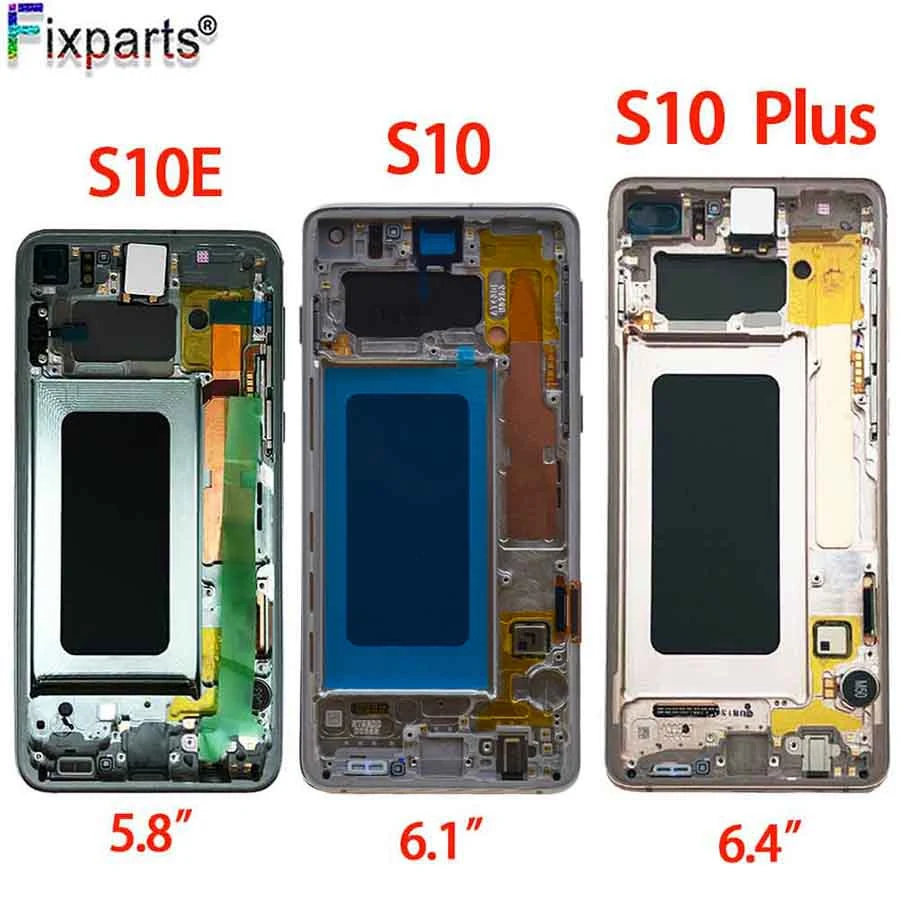 Черный AMOLED LCD для SAMSUNG S10 G9730 дисплей SM G973F сенсорный экран дигитайзер Galaxy S10E Plus