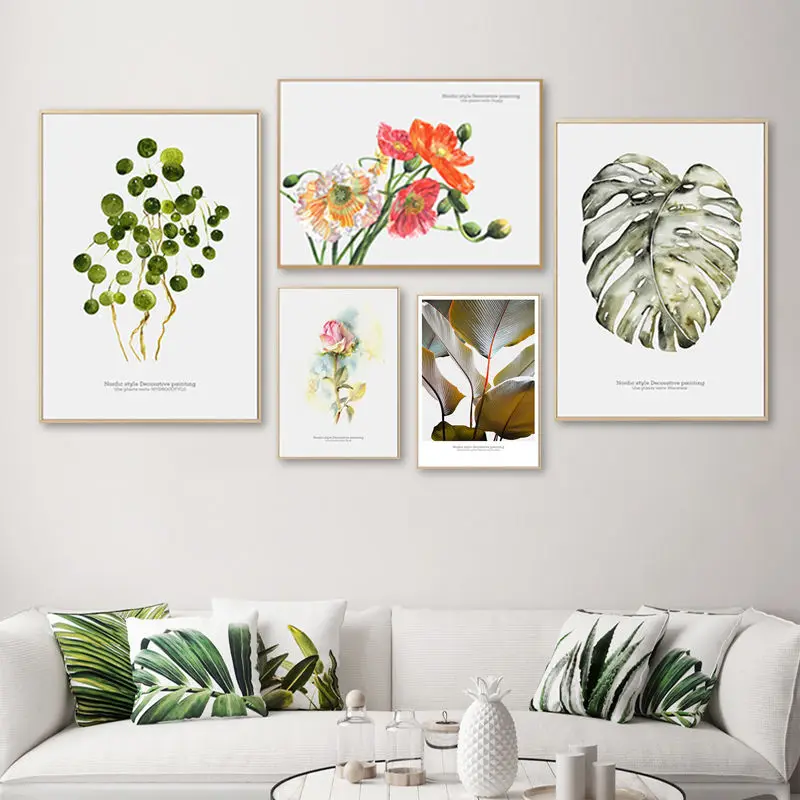 Canvas Painting Nordic Plant Leaves Poster Print Pink Flower Scandinavian Wall Art Decoration Picture Minimalist Home Decoration
Canvas Painting Nordic Plant Leaves Poster Print Pink Flower Scandinavian Wall Art Decoration Picture Minimalist Home Decoration