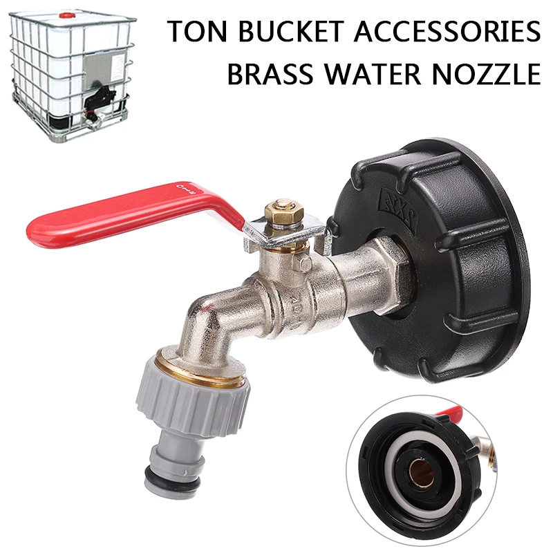 IBC Tank Adapter S60X6 1/2" Garden Hose Faucet Water Tank Hose Connector Tap Replacement Connector Fitting Valve
IBC Tank Adapter S60X6 1/2" Garden Hose Faucet Water Tank Hose Connector Tap Replacement Connector Fitting Valve
