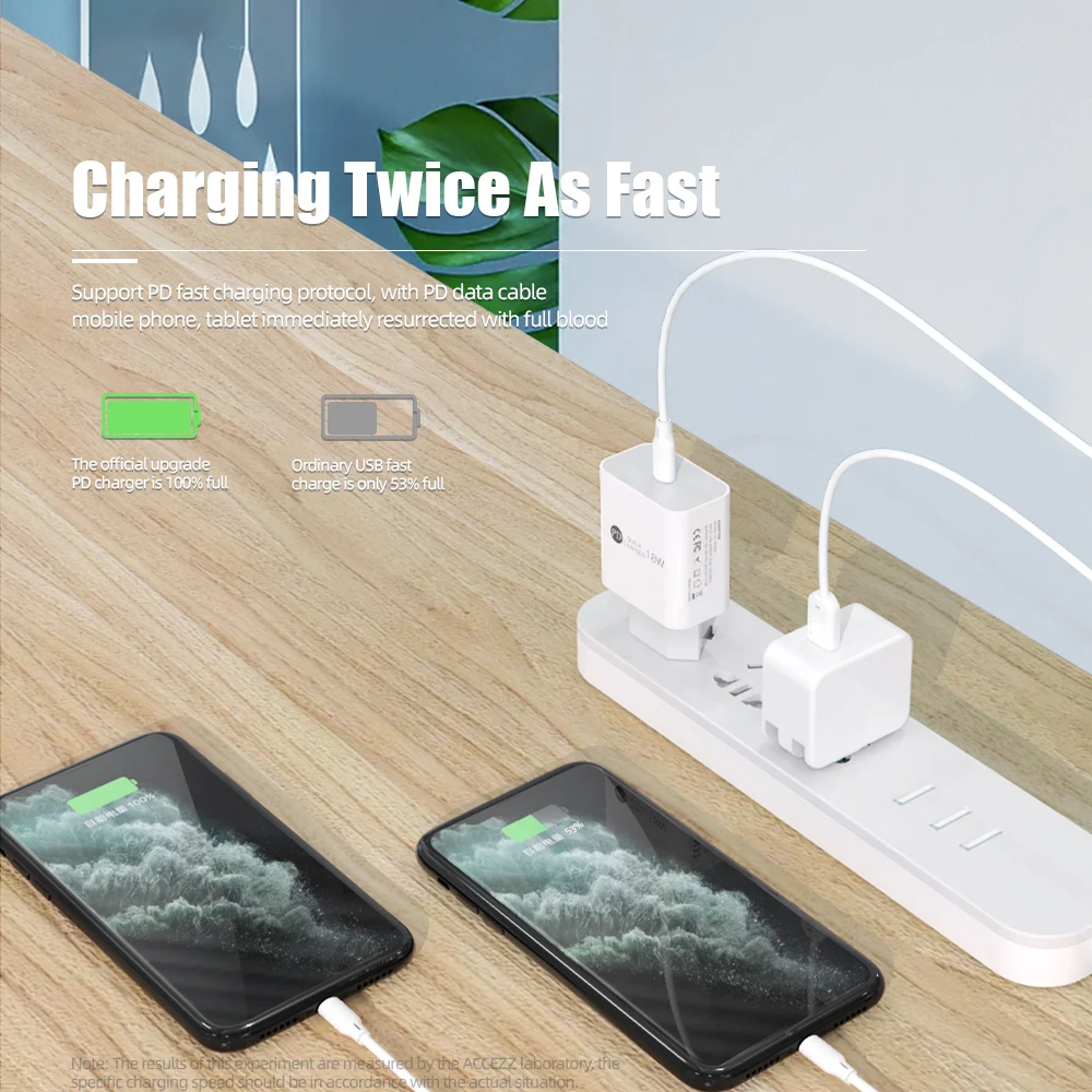 ihuigol EU PD Quick Charge Phone Charger For iPhone 11 XS Pro Max X 8 Macbook iPad Pro 18W Wall Plug Type-C USB Charger Adapters
ihuigol EU PD Quick Charge Phone Charger For iPhone 11 XS Pro Max X 8 Macbook iPad Pro 18W Wall Plug Type-C USB Charger Adapters