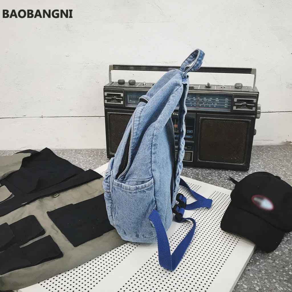 Fashion Ladies Denim Shoulder Bag Female Vintage Shoulder Backpacks Denim Retro Port Wind Harajuku Student Travel Bag Mochila
Fashion Ladies Denim Shoulder Bag Female Vintage Shoulder Backpacks Denim Retro Port Wind Harajuku Student Travel Bag Mochila