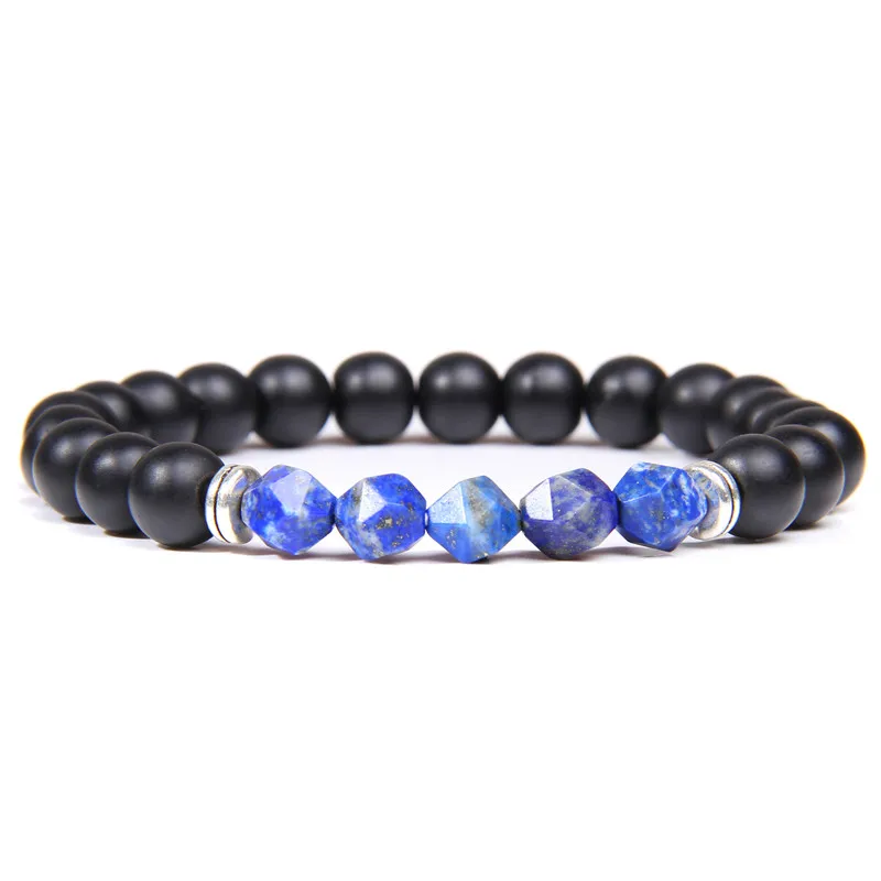 Faceted Natural Stone Beaded Bracelets For Women Men Black Onyx Amethysts Agates Lapis Lazuli Tiger Eye Geometric Bangle Jewelry
Faceted Natural Stone Beaded Bracelets For Women Men Black Onyx Amethysts Agates Lapis Lazuli Tiger Eye Geometric Bangle Jewelry
