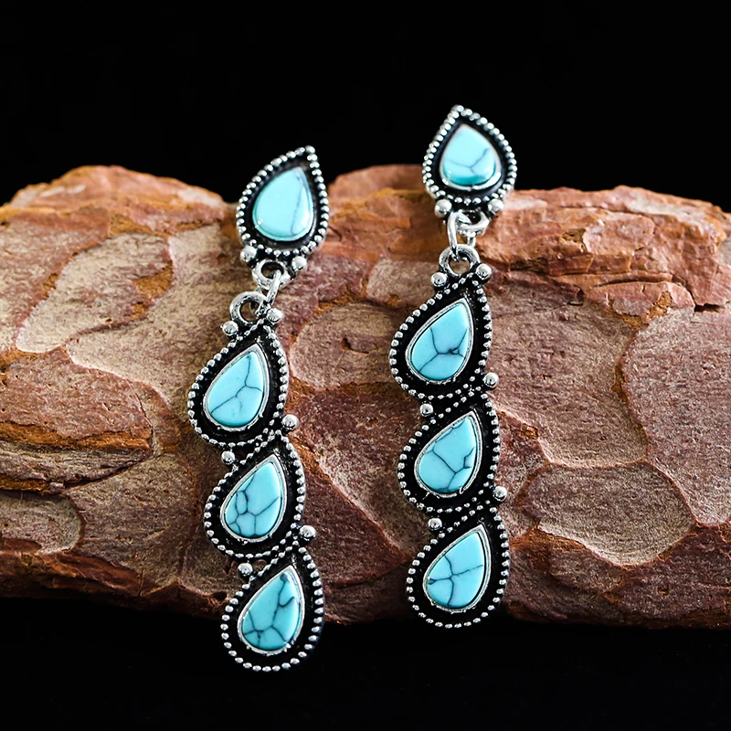 Classic Women Water Drops Earring Vintage Blue Color s Long Drop Bohemian Handmade Fashion Jewelry
Classic Women Water Drops Earring Vintage Blue Color s Long Drop Bohemian Handmade Fashion Jewelry