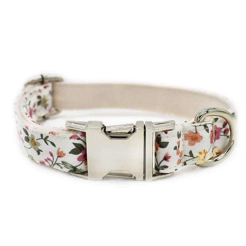 White Floral Bow-knot Polyester Dog Leash and Collar Set Puppy Leads for Outdoor Walking Pets Dogs Accessories Smycz Dla Psa
White Floral Bow-knot Polyester Dog Leash and Collar Set Puppy Leads for Outdoor Walking Pets Dogs Accessories Smycz Dla Psa