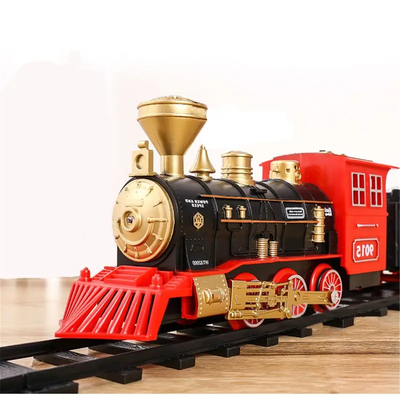 Electronic Classic Railway Train Sets w/ Steam Locomotive Engine Battery Operated Play Set Toy Perfect for Kids
Electronic Classic Railway Train Sets w/ Steam Locomotive Engine Battery Operated Play Set Toy Perfect for Kids