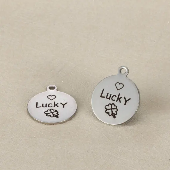 20pcs/lot 18mm New design Engraved stainless steel charms -elepant & lucky Both side Steel Charm
20pcs/lot 18mm New design Engraved stainless steel charms -elepant & lucky Both side Steel Charm