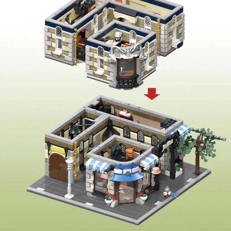 Hat Shop Building Blocks Clothing Store Model Bricks DIY City Street View Series MOC Toys For Kid Birthday Gifts 89121 3140Pcs
Hat Shop Building Blocks Clothing Store Model Bricks DIY City Street View Series MOC Toys For Kid Birthday Gifts 89121 3140Pcs