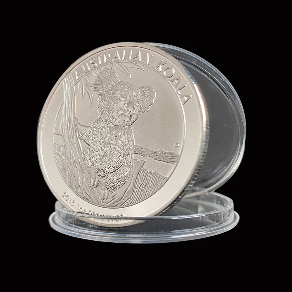 2015 Australian Koala Silver Coin Silver Commemorative Elizabeth II Collectible Gift
2015 Australian Koala Silver Coin Silver Commemorative Elizabeth II Collectible Gift