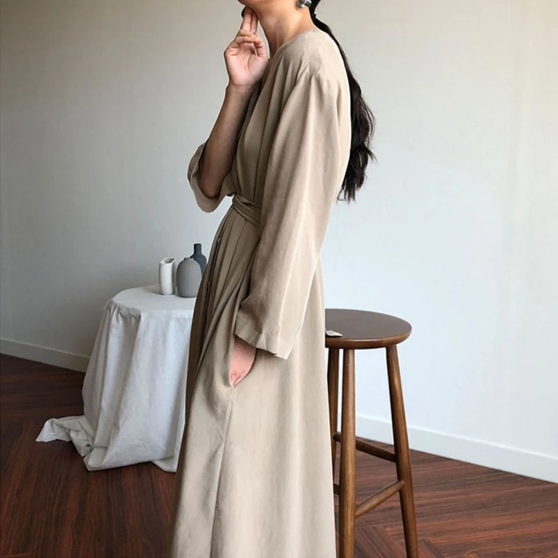 Dresses for Women Summe Korean Ins Cold Style Loose Oversize Niche Retro Simple Long Dress Women's Dresses
Dresses for Women Summe Korean Ins Cold Style Loose Oversize Niche Retro Simple Long Dress Women's Dresses