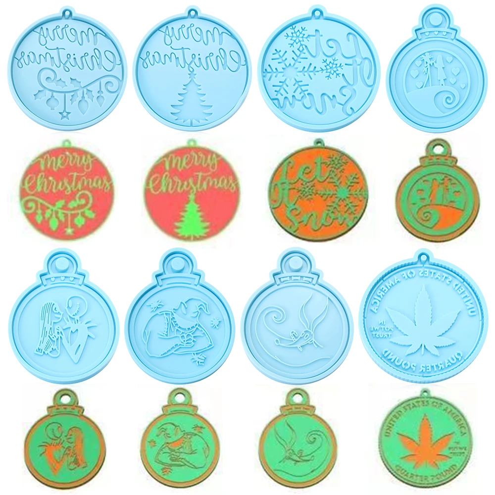 Christmas Ball Epoxy Resin Mold Keychain Pendant Silicone Mold Xmas Ball DIY Crafts Jewelry Making Tool Home Decoration
Christmas Ball Epoxy Resin Mold Keychain Pendant Silicone Mold Xmas Ball DIY Crafts Jewelry Making Tool Home Decoration
