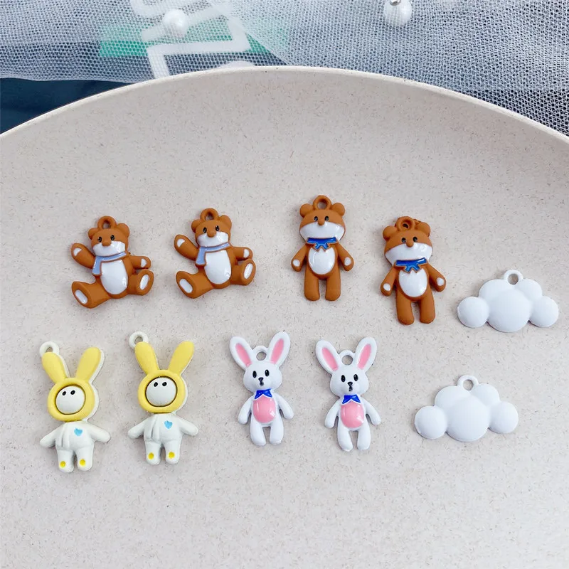 New 50pcs/lot color print animals cartoon bears/rabbits Clouds shape alloy floating locket charms diy jewelry earring accessory
New 50pcs/lot color print animals cartoon bears/rabbits Clouds shape alloy floating locket charms diy jewelry earring accessory