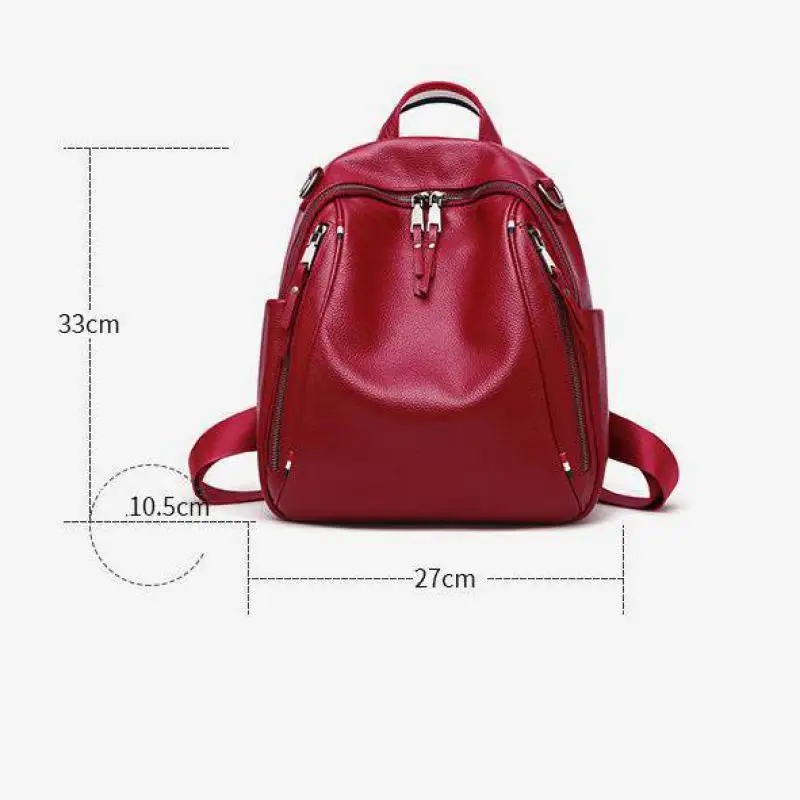 YourSeason Ladies Casual 2021 Shoulder Bag Genuine Leather Solid Color Large Capacity Gril Student Soft Cowhide Travel Backpack
YourSeason Ladies Casual 2021 Shoulder Bag Genuine Leather Solid Color Large Capacity Gril Student Soft Cowhide Travel Backpack