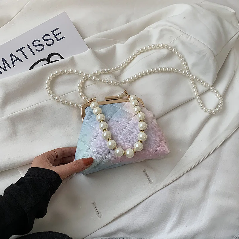 Mini Bag Girl 2021 Summer Fashion Single Shoulder Diamond Pearl Chain Bag Purses and Handbags Satchel Handbag Designer Bag
Mini Bag Girl 2021 Summer Fashion Single Shoulder Diamond Pearl Chain Bag Purses and Handbags Satchel Handbag Designer Bag