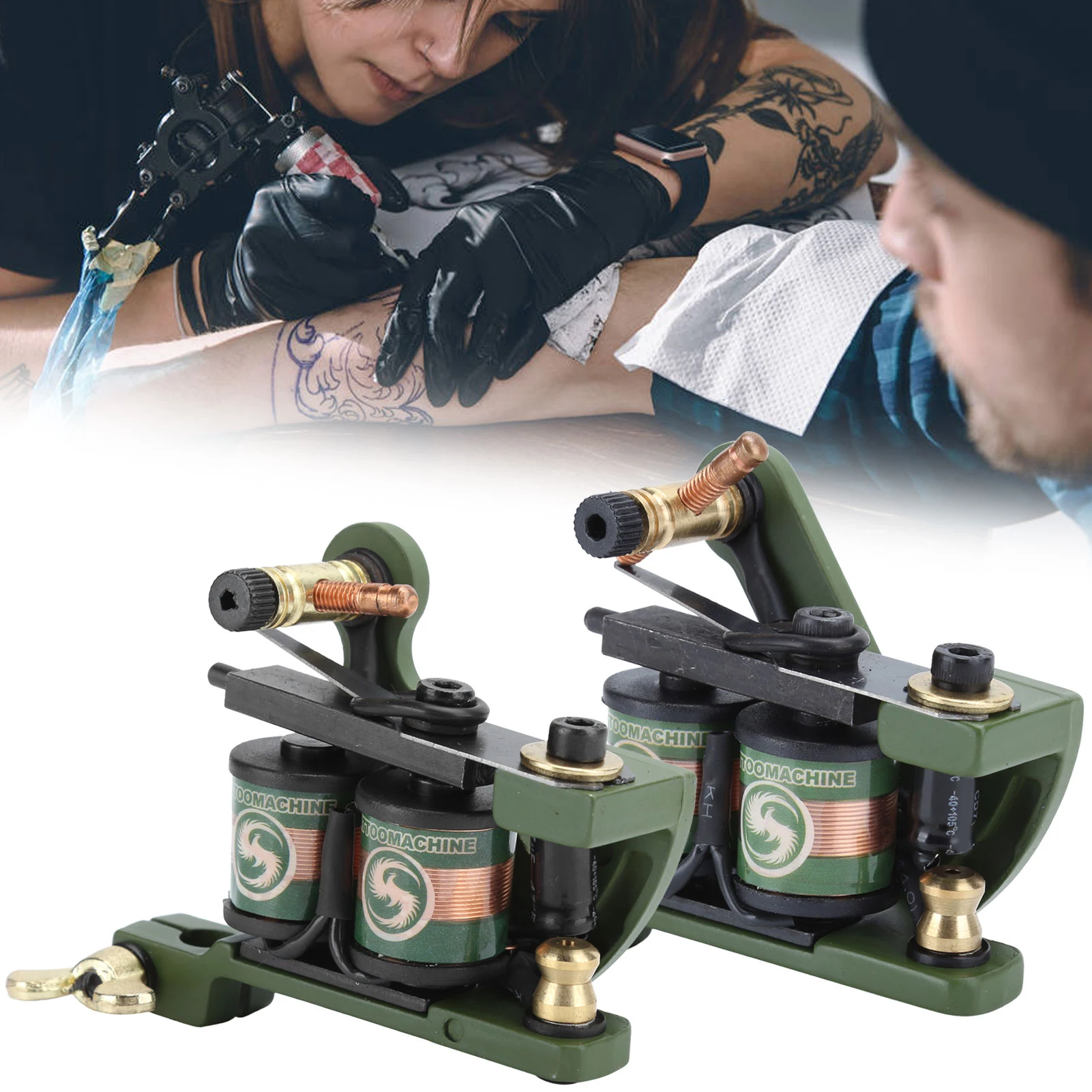 10 Wraps Professional Portable Alloy Liner Shader Tattoo Machine Strong Motor Coil Tattoo Machine Safe And Eco Friendly Tools
10 Wraps Professional Portable Alloy Liner Shader Tattoo Machine Strong Motor Coil Tattoo Machine Safe And Eco Friendly Tools