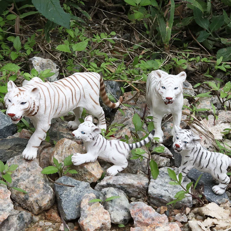 Simulation White Tiger Collectible Plastic Animal Home Decor Accessories Crafts Statue
Simulation White Tiger Collectible Plastic Animal Home Decor Accessories Crafts Statue