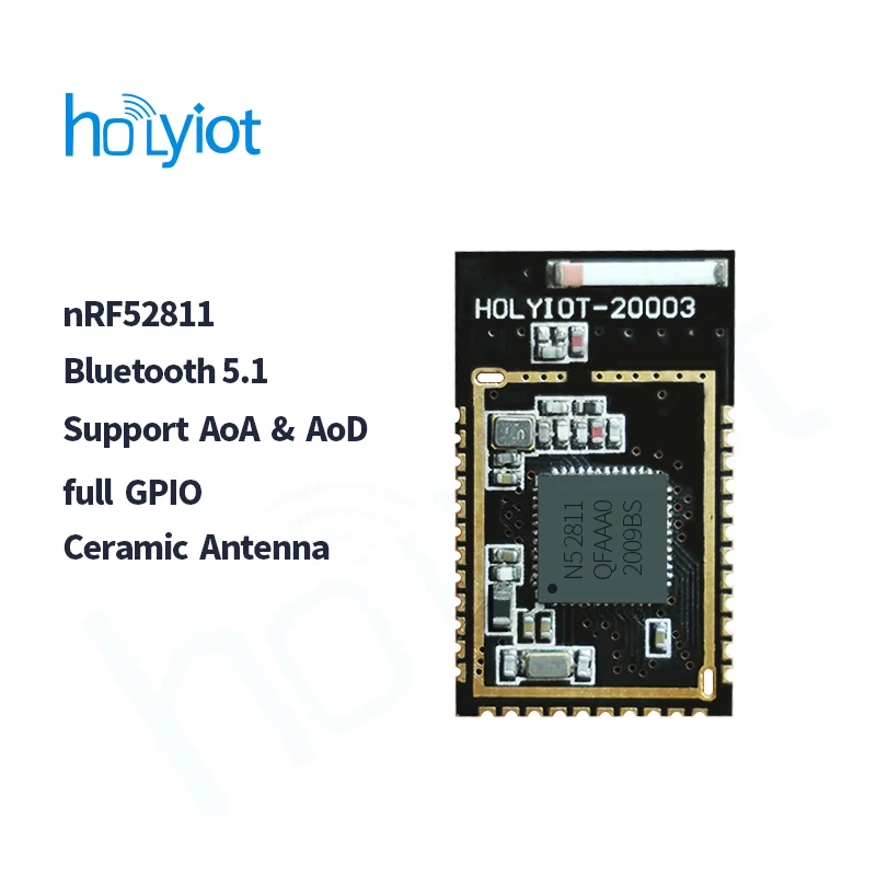 NEW ARRIVAL! bluetooth 5.1 BLE module long rang AOA AOD nRF52811 module 
NEW ARRIVAL! bluetooth 5.1 BLE module long rang AOA AOD nRF52811 module