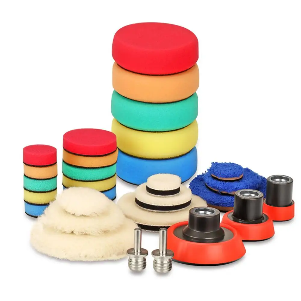 Vehemo 29PCS Polish Foam Wax Pad Washing Polishing for Car Sanding Polish Pad 2020 Sealing Glaze Waxing for Buffing
Vehemo 29PCS Polish Foam Wax Pad Washing Polishing for Car Sanding Polish Pad 2020 Sealing Glaze Waxing for Buffing
