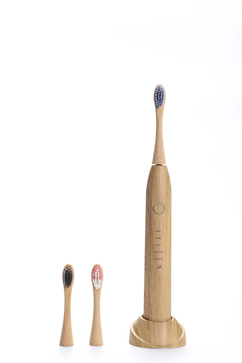 Электрическая зубная щетка Bamboo Smart Sonic, IPX7 Водонепроницаемая Легкая Автоматическая Экологически чистая электрическая зубная щетка 5 режимов
Электрическая зубная щетка Bamboo Smart Sonic, IPX7 Водонепроницаемая Легкая Автоматическая Экологически чистая электрическая зубная щетка 5 режимов