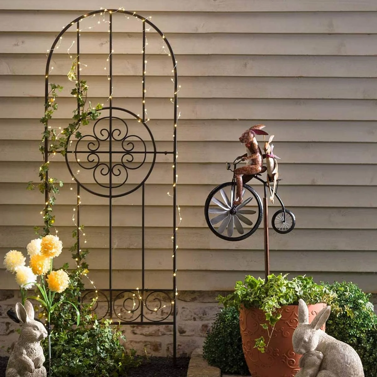 Vintage Bicycle Metal Wind Spinner for Yard and Garden Handmade Bicycling Frogs Statue Sculpture Yard Lawn Figurine Decoration
Vintage Bicycle Metal Wind Spinner for Yard and Garden Handmade Bicycling Frogs Statue Sculpture Yard Lawn Figurine Decoration