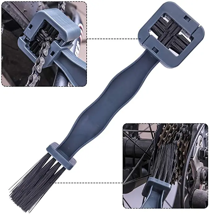 Bicycle Chain Brush Mountain Bike Chain Cleaner 360-Degree Cleaning Outdoor Scrubber Tool for Road Mtb Bicycle Accessories
Bicycle Chain Brush Mountain Bike Chain Cleaner 360-Degree Cleaning Outdoor Scrubber Tool for Road Mtb Bicycle Accessories
