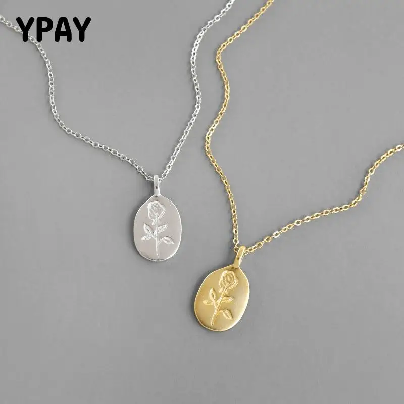 Женское колье-цепочка YPAY, колье из 100% стерлингового серебра 925 пробы в Корейском стиле с цветком розы, овальная подвеска с биркой, ювелирные ...
Женское колье-цепочка YPAY, колье из 100% стерлингового серебра 925 пробы в Корейском стиле с цветком розы, овальная подвеска с биркой, ювелирные ...