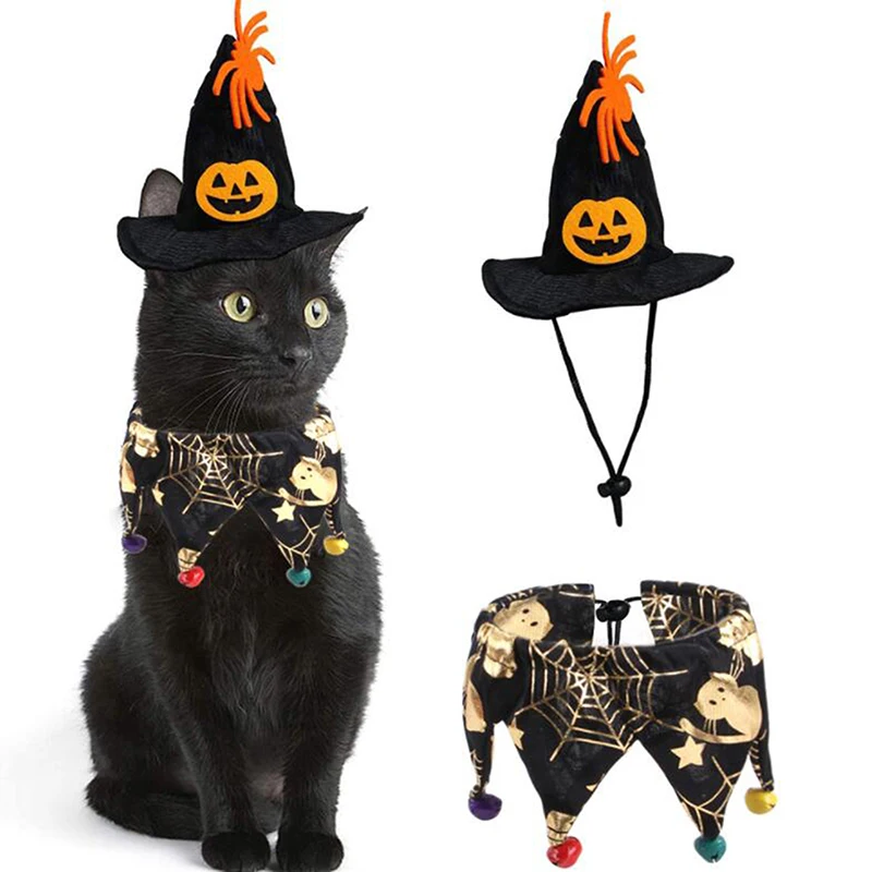 Cats and Dogs Halloween Hat and Scarf Set Skull Pattern Cat Cape Hat Set Decorations Cat and Dog Halloween Dress Up Accessories
Cats and Dogs Halloween Hat and Scarf Set Skull Pattern Cat Cape Hat Set Decorations Cat and Dog Halloween Dress Up Accessories