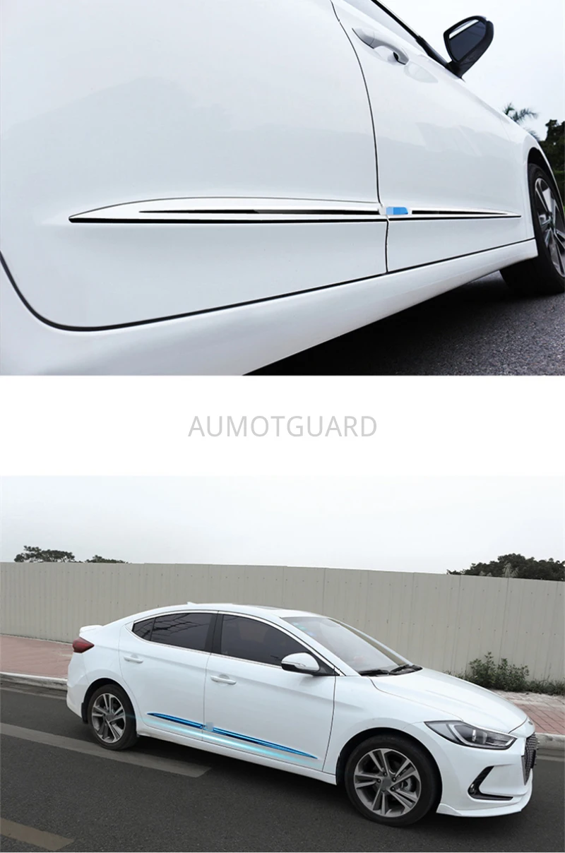 New Side Door Stainless Steel Protector Scratch-resistant Strip Auto Accessories For Hyundai Elantra 2016 2017 2018
New Side Door Stainless Steel Protector Scratch-resistant Strip Auto Accessories For Hyundai Elantra 2016 2017 2018