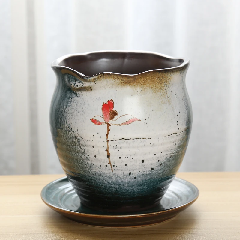 Flower Pot 2021 New Ceramic Large Special Clearance with Tray Creative Orchid Green Radish Butterfly Orchid Special Succulent
Flower Pot 2021 New Ceramic Large Special Clearance with Tray Creative Orchid Green Radish Butterfly Orchid Special Succulent