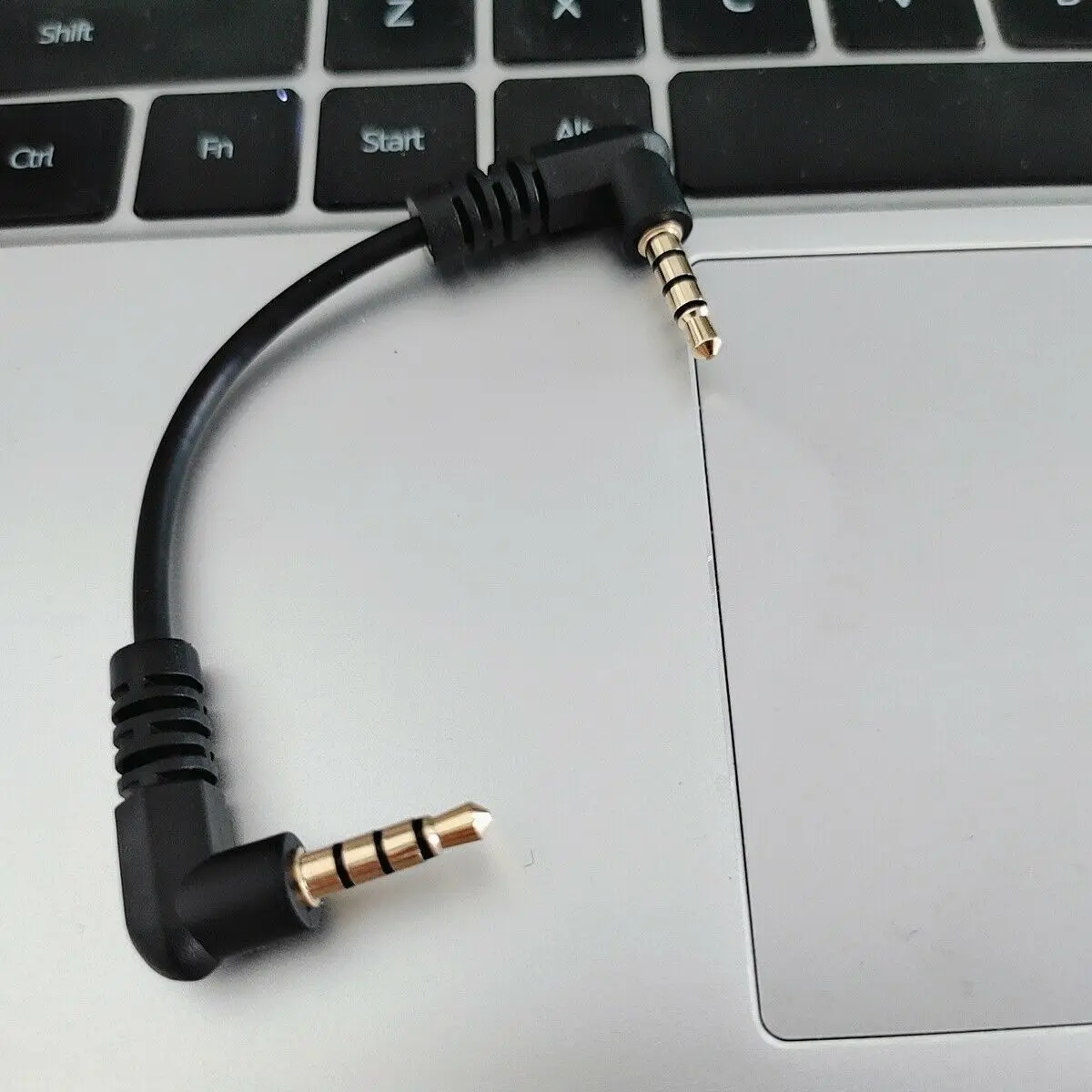 10cm 3.5mm male to male car Aux cable STUDIO audio extension cable bent cable 90 degrees
10cm 3.5mm male to male car Aux cable STUDIO audio extension cable bent cable 90 degrees