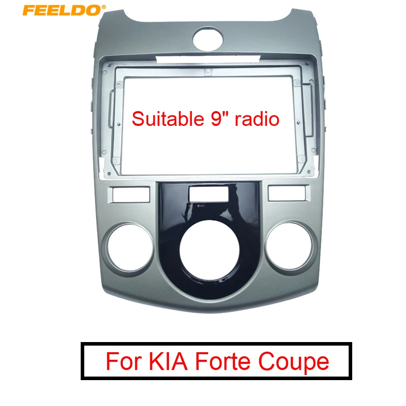 FEELDO Car 2Din Radio Stereo Fascia Frame For KIA Cerato Coupe/Forte Coupe 9" Big Screen CD/DVD Player Face Dash Mount Trim Kit
FEELDO Car 2Din Radio Stereo Fascia Frame For KIA Cerato Coupe/Forte Coupe 9" Big Screen CD/DVD Player Face Dash Mount Trim Kit