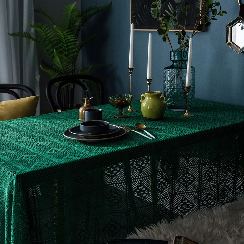 Handmade knit tablecloth Hollow Decorative Round Table Cover Minimalist Tablecloth For Dining Table Cover
Handmade knit tablecloth Hollow Decorative Round Table Cover Minimalist Tablecloth For Dining Table Cover