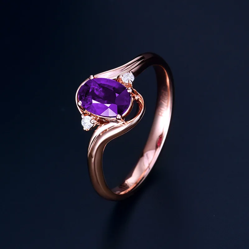 BLACK ANGEL Ladies Silver Gold Plated Amethyst Gemstone Adjustable Ring Wedding Fashion Jewelry Accessories for Women Gift
BLACK ANGEL Ladies Silver Gold Plated Amethyst Gemstone Adjustable Ring Wedding Fashion Jewelry Accessories for Women Gift