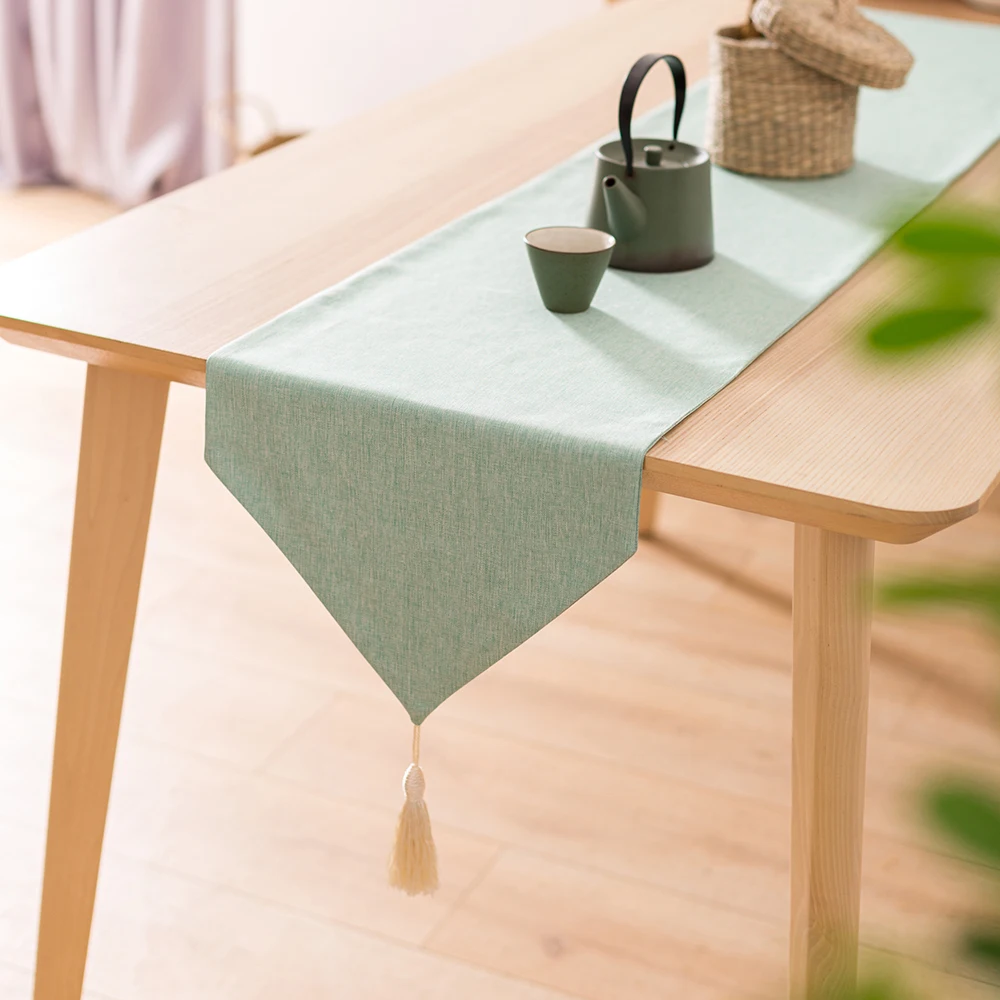 Nordic Style Table Runner Cotton Linen Japanese Style Simple Elegant Tassel Table Runners American Coffee Table Flag Home Decor
Nordic Style Table Runner Cotton Linen Japanese Style Simple Elegant Tassel Table Runners American Coffee Table Flag Home Decor