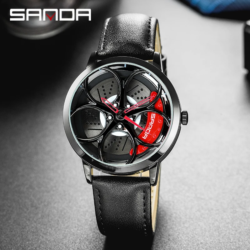 SANDA 2021 New Men's Watch Leather Business Casual Contour Waterproof Quartz Wheel Series Dial Watch Relogio Masculino P1070
SANDA 2021 New Men's Watch Leather Business Casual Contour Waterproof Quartz Wheel Series Dial Watch Relogio Masculino P1070