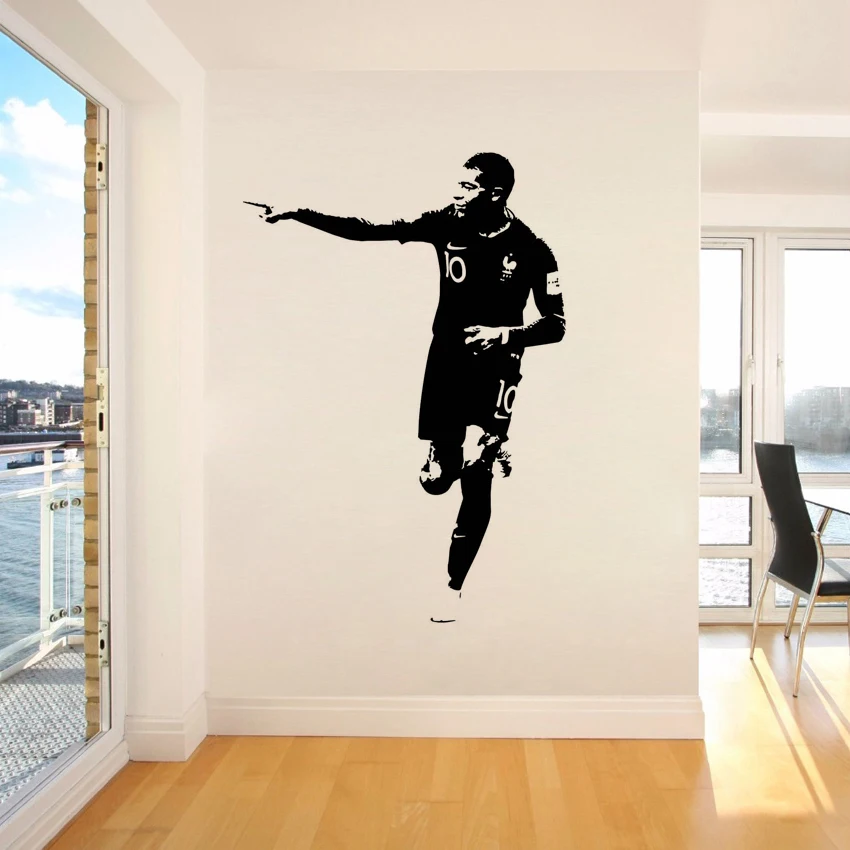 Vinyl Art Removable Wall Sticker Football player Soccer Player Room Decoration Famous Player Star Poster Mural 3677
Vinyl Art Removable Wall Sticker Football player Soccer Player Room Decoration Famous Player Star Poster Mural 3677