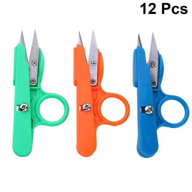 12pcs Cross Stitch Cut Scissors High Carbon Steel Blade Colored Plastic Handle Yarn Scissors Sewing Supplies (Random Color)
12pcs Cross Stitch Cut Scissors High Carbon Steel Blade Colored Plastic Handle Yarn Scissors Sewing Supplies (Random Color)